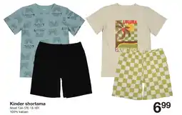 Zeeman Kinder shortama aanbieding