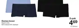 Zeeman Dames boxer aanbieding