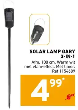 Trafic Solar lamp gary 3-in-1 aanbieding
