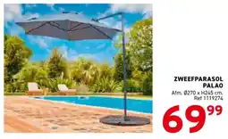 Trafic Zweefparasol palao aanbieding