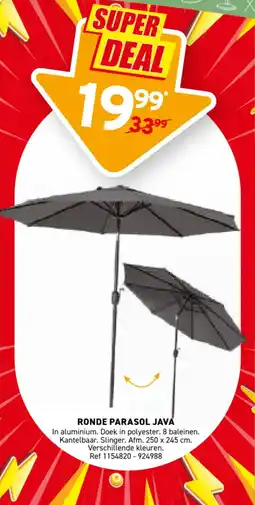 Trafic Ronde parasol java aanbieding
