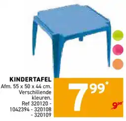 Trafic Kindertafel aanbieding