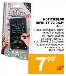 Trafic Notitieblok infinity v2 digp- 400 aanbieding