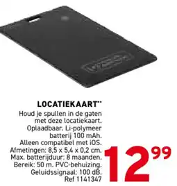 Trafic Locatiekaart aanbieding
