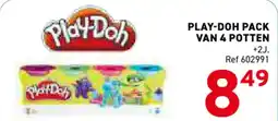 Trafic Play-doh pack van 4 potten aanbieding