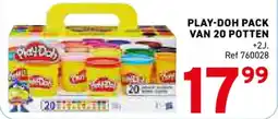 Trafic Play-doh pack van 20 potten aanbieding