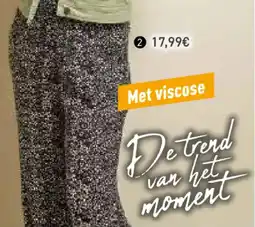 Trafic Lange Broek Dames aanbieding