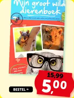 Boekenvoordeel Mijn groot wild dierenboek aanbieding