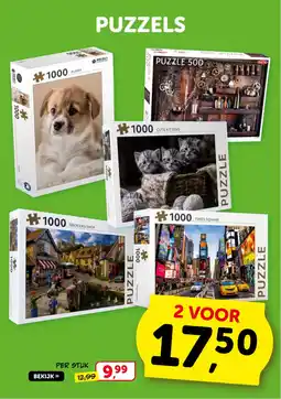 Boekenvoordeel Puzzels aanbieding