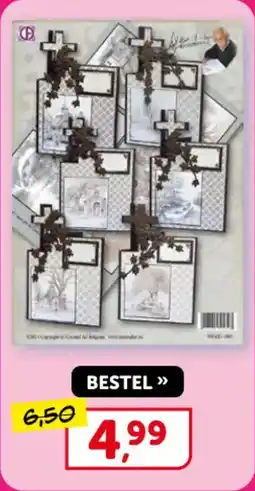 Boekenvoordeel 3D decoupage toppers aanbieding