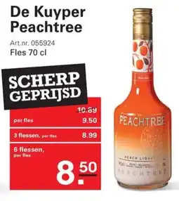 Sligro De kuyper peachtree aanbieding