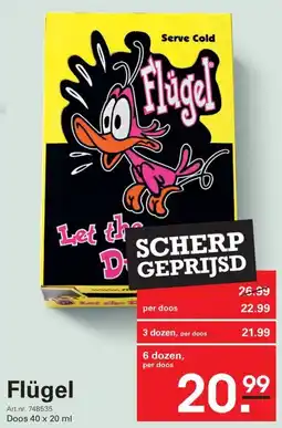 Sligro Flügel aanbieding