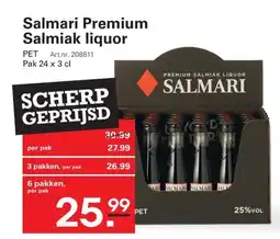 Sligro Salmari premium salmiak liquor aanbieding