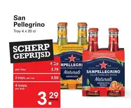 Sligro San pellegrino aanbieding
