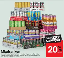 Sligro Mixdranken aanbieding