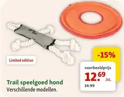 Maxi Zoo Trail speelgoed hond aanbieding
