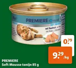 Maxi Zoo Premiere Soft Mousse tonijn aanbieding