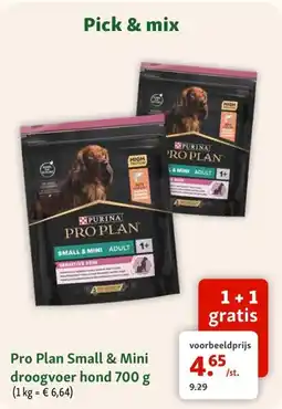 Maxi Zoo Pro Plan Small & Mini droogvoer hond aanbieding