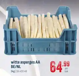 Horeca totaal witte asperges AA aanbieding