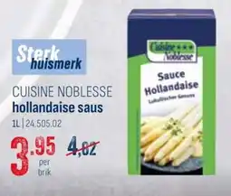 Horeca totaal Cuisine noblesse hollandaise saus aanbieding