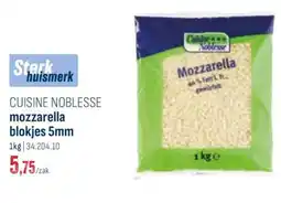 Horeca totaal Cuisine noblesse mozzarella blokjes 5mm aanbieding