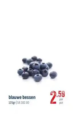 Horeca totaal Blauwe bessen aanbieding
