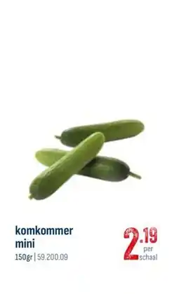 Horeca totaal Komkommer mini aanbieding