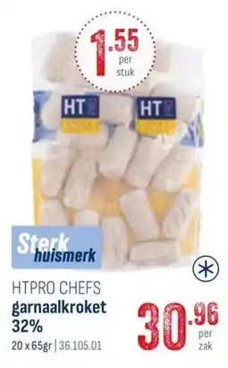 Horeca totaal Htpro chefs garnaalkroket 32% aanbieding