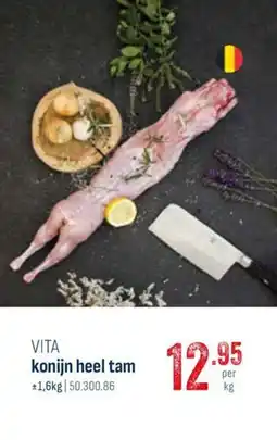 Horeca totaal Vita konijn heel tam aanbieding