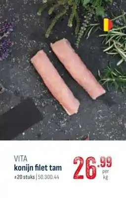 Horeca totaal Vita konijn filet tam aanbieding