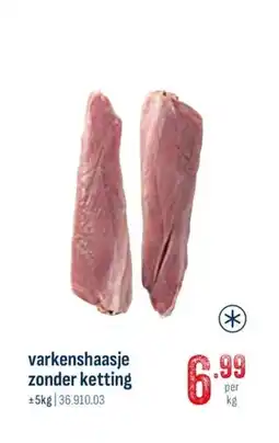 Horeca totaal Varkenshaasje zonder ketting aanbieding