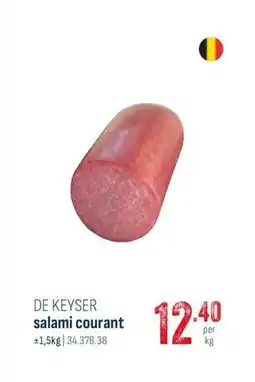 Horeca totaal De keyser salami courant aanbieding