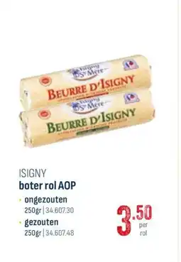 Horeca totaal Isigny boter rol AOP aanbieding