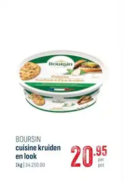 Horeca totaal Boursin cuisine kruiden en look aanbieding