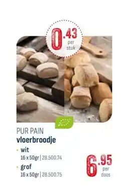 Horeca totaal Pur pain vloerbroodje aanbieding