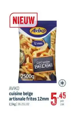 Horeca totaal Avivo cuisine belge artisnale frites 12mm aanbieding