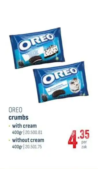 Horeca totaal Oreo crumbs aanbieding