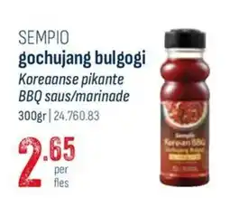 Horeca totaal Sempio gochujang bulgogi aanbieding