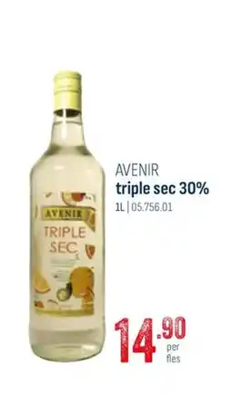 Horeca totaal Avenir triple sec 30% aanbieding