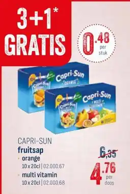 Horeca totaal Capri-sun fruitsap aanbieding