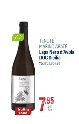 Horeca totaal Tenute Marino Abate Lapa Nero D'Avola DOC Sicilia aanbieding
