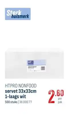 Horeca totaal Htpro nonfood servet aanbieding