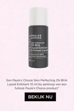 ICI PARIS XL Paula's Choice Skin Perfecting 2% BHA Liquid Exfoliant aanbieding