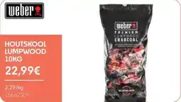 HandyHome Weber Houtskool lumpwood aanbieding