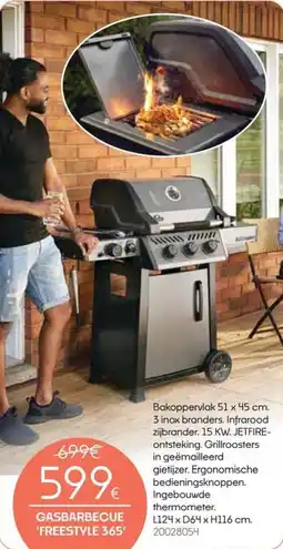 HandyHome Gasbarbecue 'freestyle 365' aanbieding