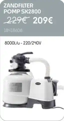 HandyHome Zandfilter pomp SX2800 aanbieding