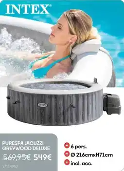 HandyHome Intex Purespa jacuzzi greywood deluxe aanbieding
