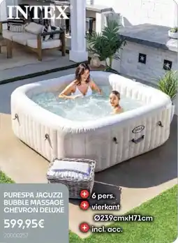 HandyHome Intex Purespa jacuzzi bubble massage chevron deluxe aanbieding