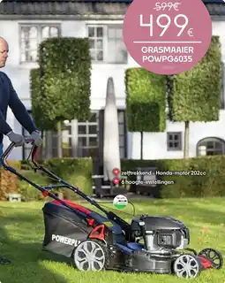 HandyHome Grasmaaier POWPG6035 aanbieding