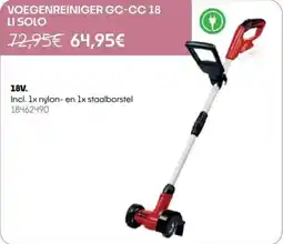 HandyHome Voegenreiniger GC-CC 18 LI SOLO aanbieding